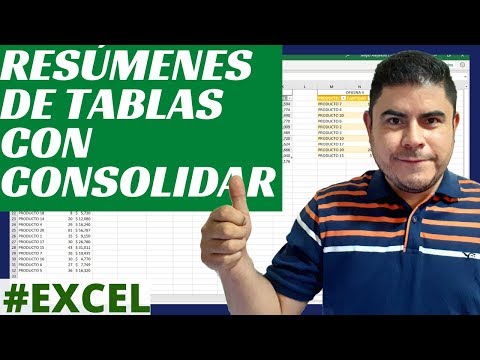 Video: Cómo Resumir En Excel