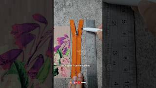Zipper length hack for tiny pouches - Riley Pouch