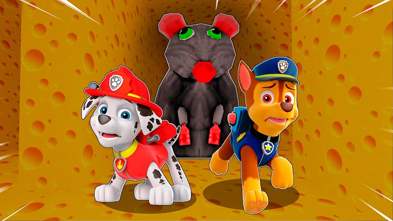 LA PAW PATROL ESCAPA DEL LABERINTO DE QUESO EN MINECRAFT 🧀