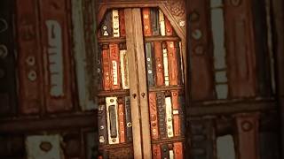 Bookshelves made from XPS foam #diy #miniature #bookshelf #dollhouse