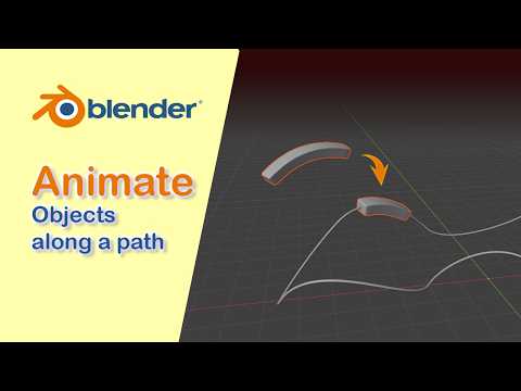 Animate Objects Along a Path in Blender (Quick Tutorial)