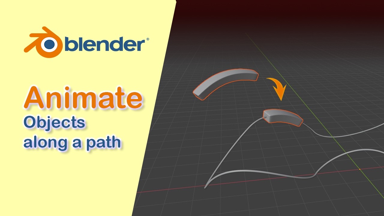 Animate Objects Along a Path in Blender (Quick Tutorial) - YouTube