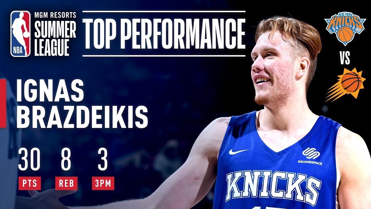 New York Knicks Look To Continue The Summer Of Brazdeikis Vs Raptors