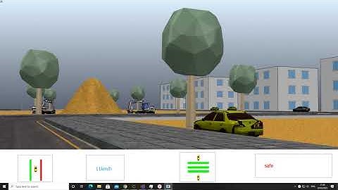 autonomous car and dashboard-vrep coppelias sim robotics  (VREP) simulation