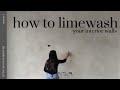 Limewash painting  living room makeover episode1