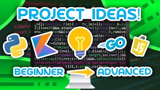15 Programming Project Ideas - From Beginner to Advanced