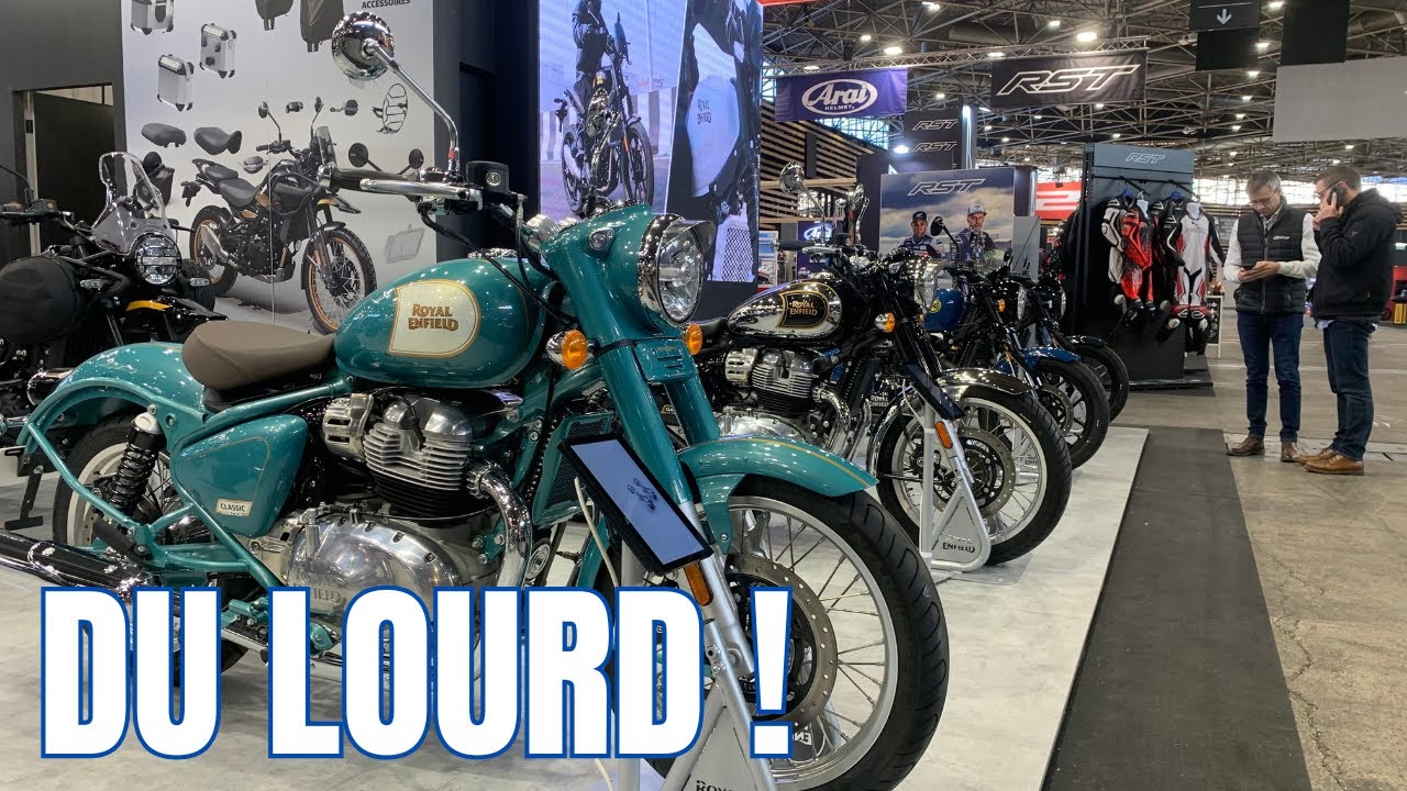 ROYAL ENFIELD  650 BEAR et CLASSIC + BMW F 450 GS ! Les Nouveautés du salon du 2 roues de Lyon !