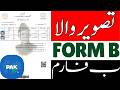 How To Apply B Form Online In 24 Hours Easily B Form With Picture