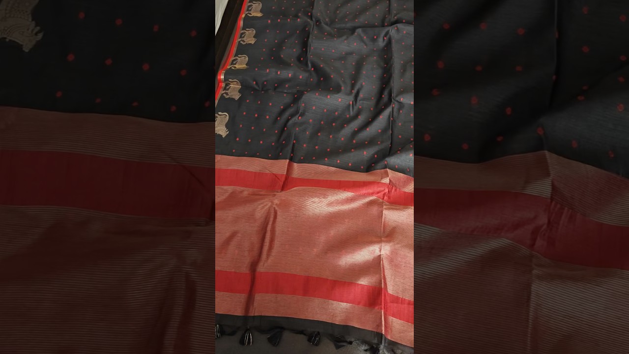 Premium Khadi Raw Silk Cow Weaving Saree