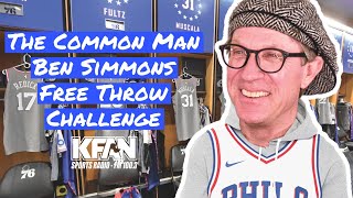 The Common Man takes on Ben Simmons in a Free Throw Challenge