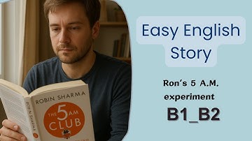 learn English with short stories | B1_B2 | Ron’s 5 A.M. experiment