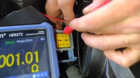 Testing glow plugs from the relay module