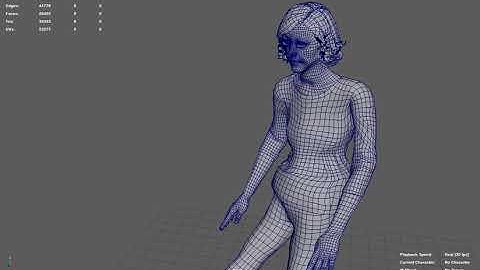 A Fuse-Mixamo Character in Maya