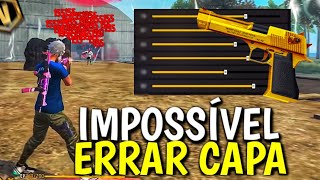 SÓ VAI PEGAR SATISFATÓRIO 😈⚙️ MIRA NÃO TREME! a MELHOR SENSIBILIDADE para SUBIR CAPA no FREE FIRE