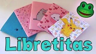 Haz libretitas fáciles! - DIY Easy notebooks!