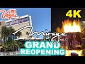 THE MIRAGE Las Vegas GRAND REOPENING + VOLCANO SHOW in 4K (Las Vegas Strip Reopen Update)