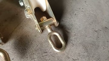 cable pulley blocks, double pulley for lifting, snatch block with chain, China factory, wholesaler.