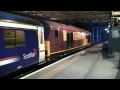 EWS class 67 movements at Edinburgh Waverley with the Caledonian Sleeper 22/06/13