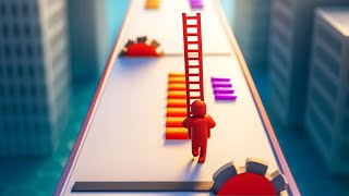 Ladder Master Gameplay Crazy Ladder Climbing Race Game Fun Run 3D Challenge Best Mobile Game 2025 screenshot 1
