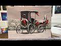 How To Paint HOLIDAY HORSE & CARRIAGE \ acrylic step by step painting tutorial