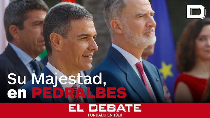 La solemne llegada del Rey Felipe VI a la Conferencia de Presidentes