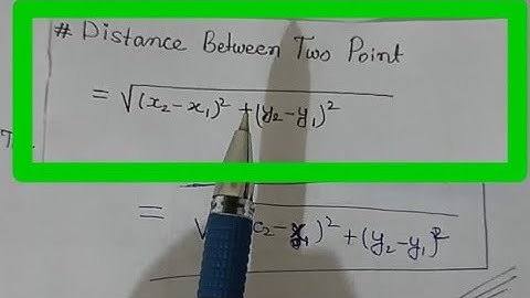 Mastering the Distance Formula: A Step by Step Guide | How to Calculate distance between two Points