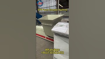 EPE Foam Granule Machine: Efficient Foam Recycling Solutions