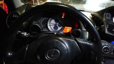 Lexus IS300 Turbo - FIRST start up