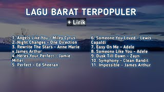 TRENDING ENGLISH SONGS ( LYRICS ) | LAGU BARAT TERPOPULER || MIX #angellikeyou #nightchanges