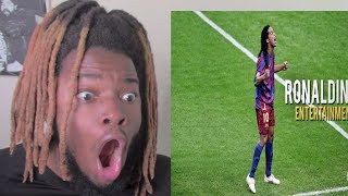 AMERICAN'S FIRST EVER REACTION TO Ronaldinho - Football's Greatest Entertainment REACTION