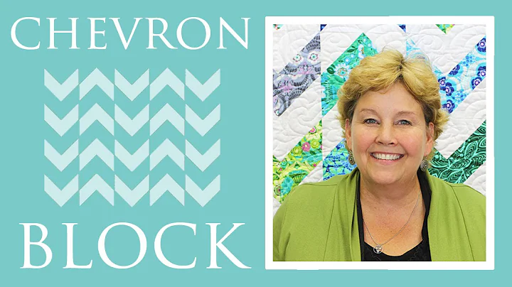 Make a Chevron Block Quilt with Jenny Doan of Missouri Star! (Video Tutorial)