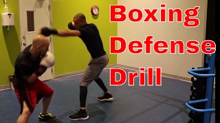 Boxing Defense Drill | Vision and Balance | How to stop flinching