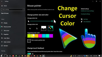 Change Mouse Cursor Colour in Windows 10 and 11