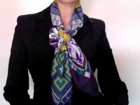 Video: 3 Möglichkeiten, einen Hermes-Schal zu tragen