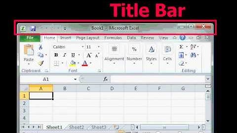 Microsoft Excel 2010 Tutorial   Part 01 of 12   Excel Interface 1
