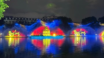 Trình diễn 3D Mapping tại Tháp Rùa - Chương trình Nghệ thuật: Hà Nội Rạng Rỡ