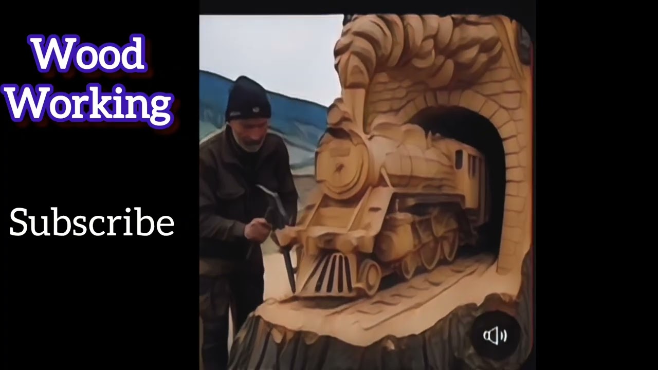 AK Wood Working | Making a Wooden Train 🚆 | Amazing Handmade Wood Craft