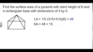 Geometry 12-3 Surface Areas of Pyramids and Cones