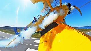 Boeing Stearman display (w/ 360° on board view) | Stord Airshow 2023