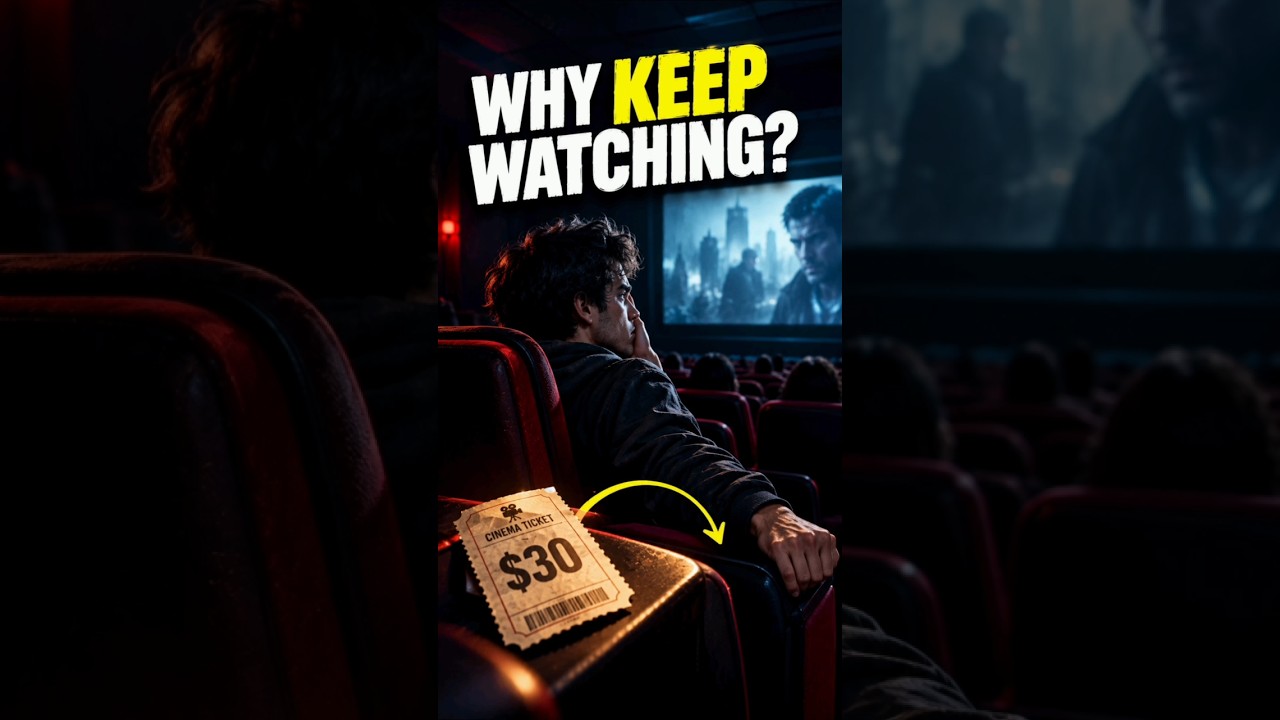 Why You Can't Leave a Bad Movie (Sunk Cost Fallacy) #Shorts