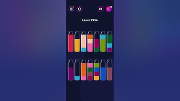 Get Color Level 2956 #watersortpuzzle #colorgames #watersort #watersortgame