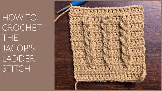 How to Crochet Jacob’s Ladder Stitch | Beautiful Loop Technique