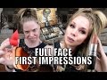 FULL FACE FIRST IMPRESSIONS! TESTING NEW MAKEUP!