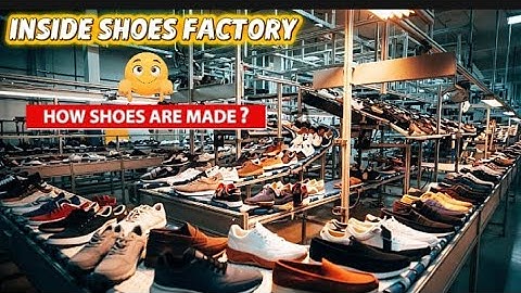 Inside a Modern Shoes Factory | From Raw Materials to Finished Shoes 👟 ( Industrial Automation)