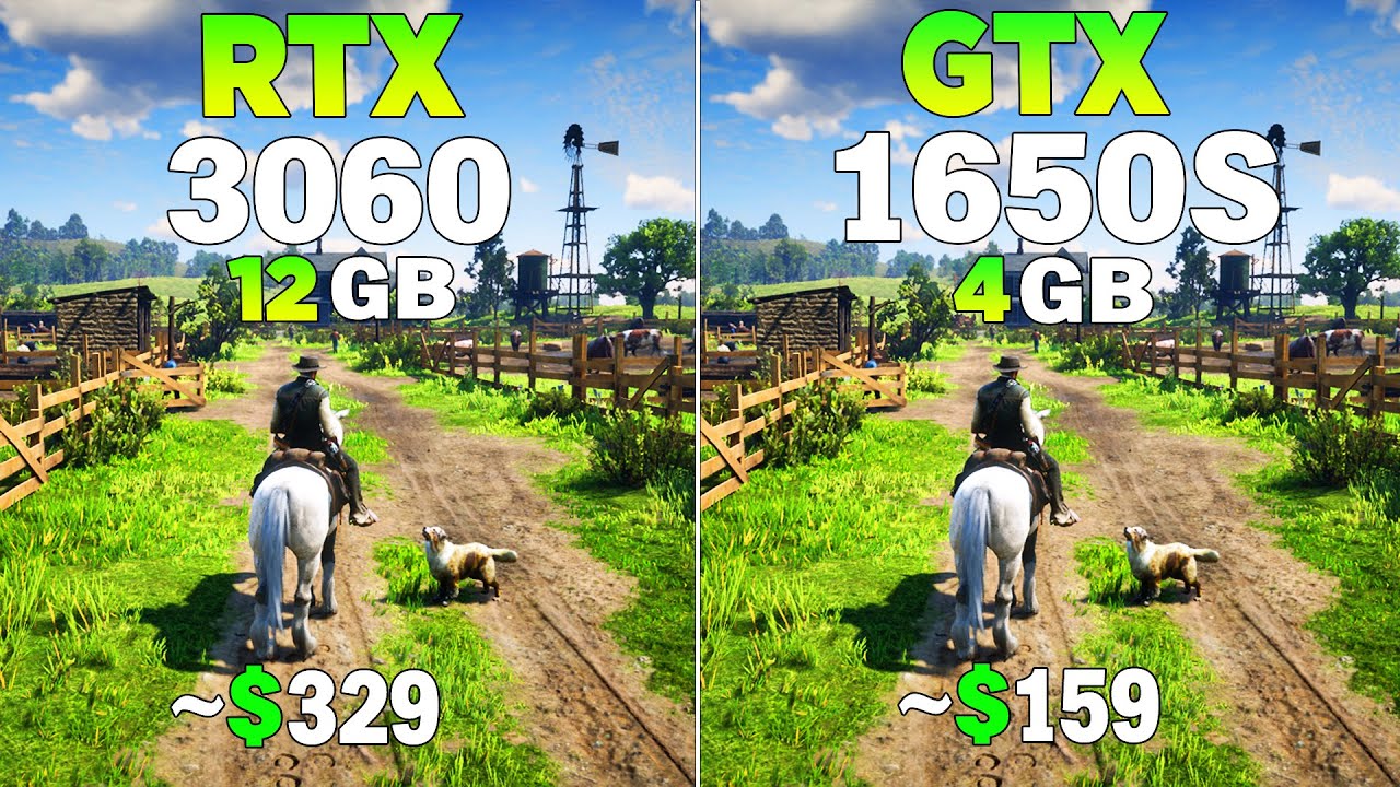 めい RTX3060＋GTX1650 2点セット RTX 3060 vs GTX 1650 Super - Test in 8 Games - YouTube