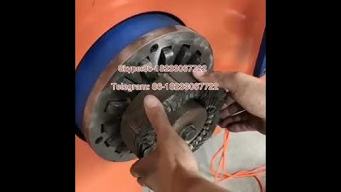 How to dismantling a waste motor stator?