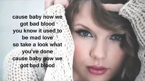 Taylor Swift & Kendrick Lamar - Bad Blood (Lyrics On Screen)