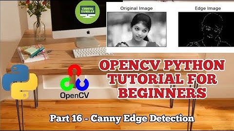 Canny Edge Detection -  OpenCV  Python | Computer Vision Tutorial | Coding Tamilan