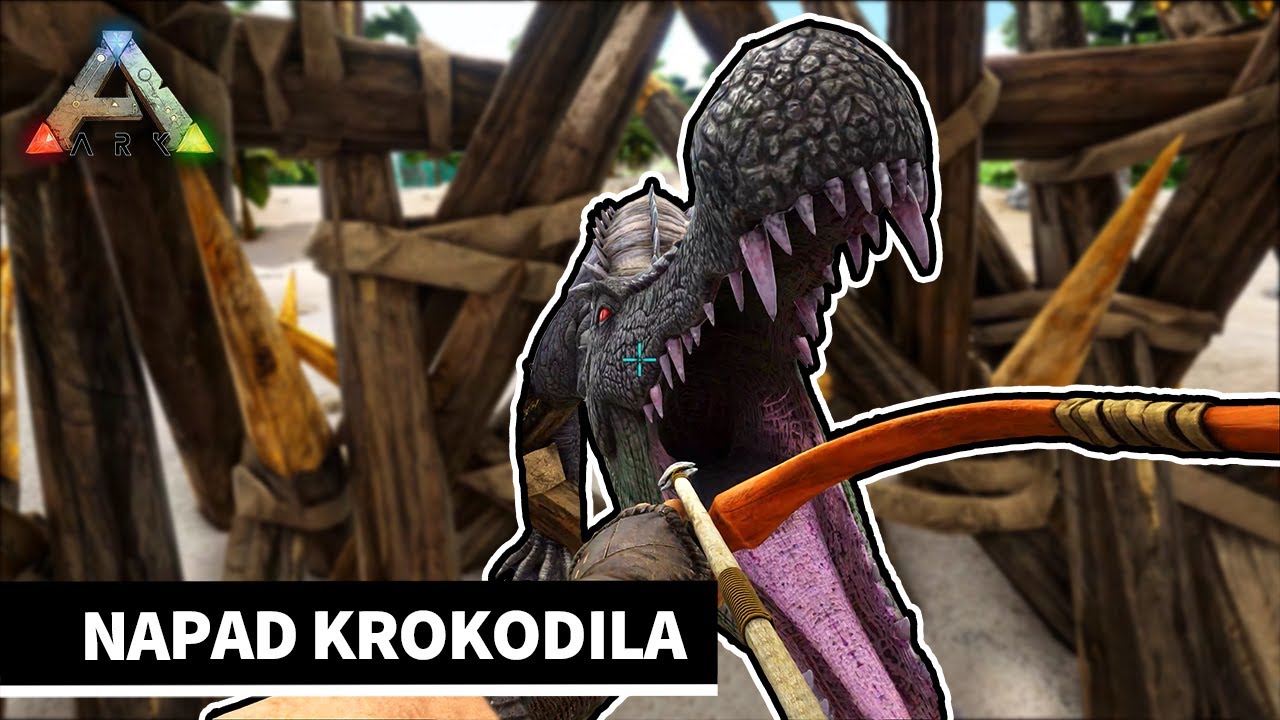Napad krokodila E4 - ARK [SLO]