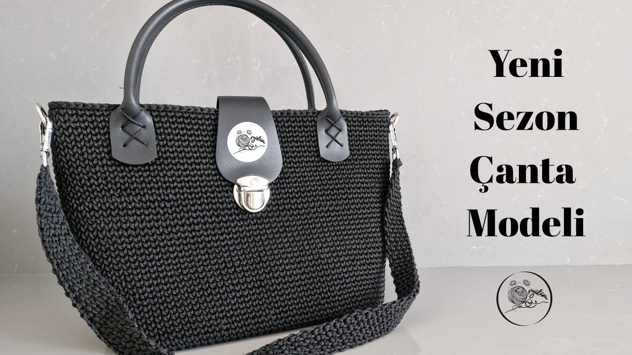 1 Günde Ör Yaz Kış Kullan!!/Makrome İpten Çanta Yapımı/Kolay Çanta Tarifleri#makromeip